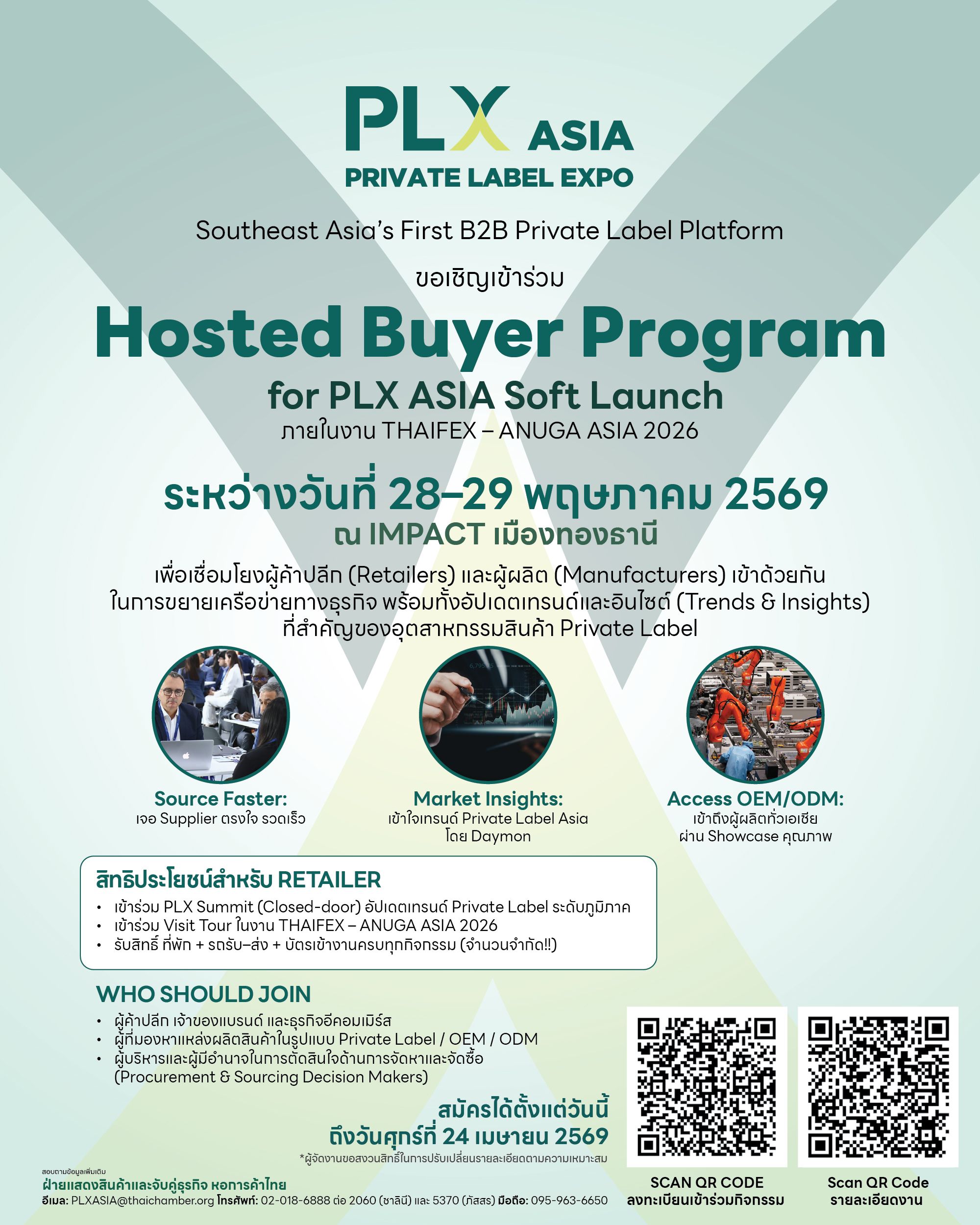 PLX Asia 2026  Soft Launch งาน Private Label ระดับเอเชีย สำหรับ Retailer และ Buyer ตัวจริง